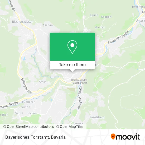 Карта Bayerisches Forstamt