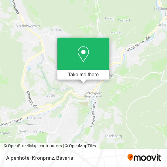 Карта Alpenhotel Kronprinz