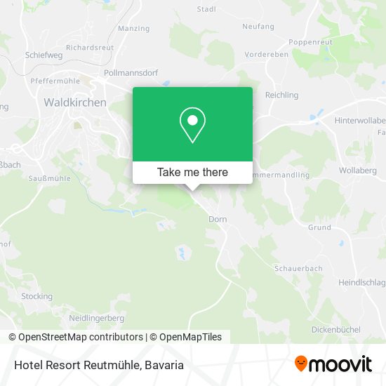 Hotel Resort Reutmühle map