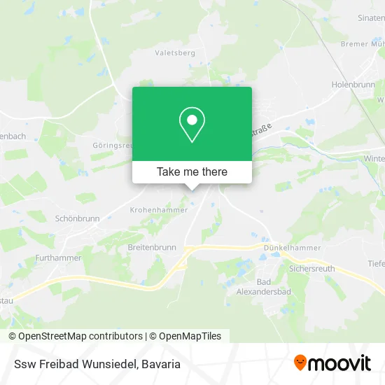 Карта Ssw Freibad Wunsiedel