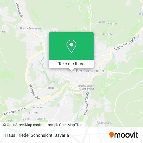 Haus Friedel Schönsicht map