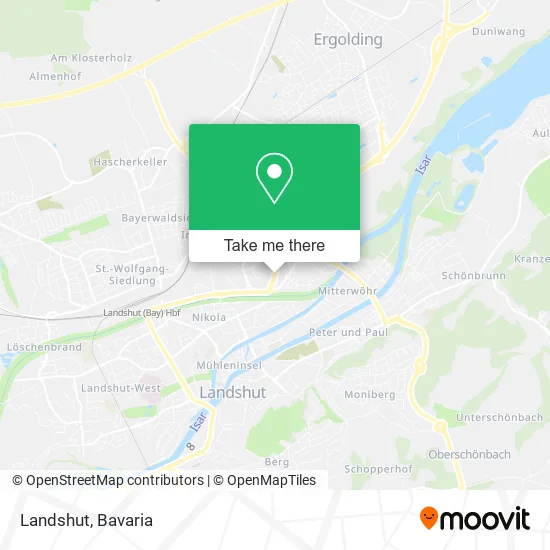 Карта Landshut