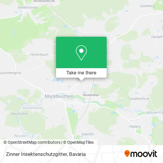 Карта Zinner Insektenschutzgitter