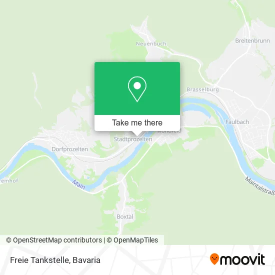 Карта Freie Tankstelle