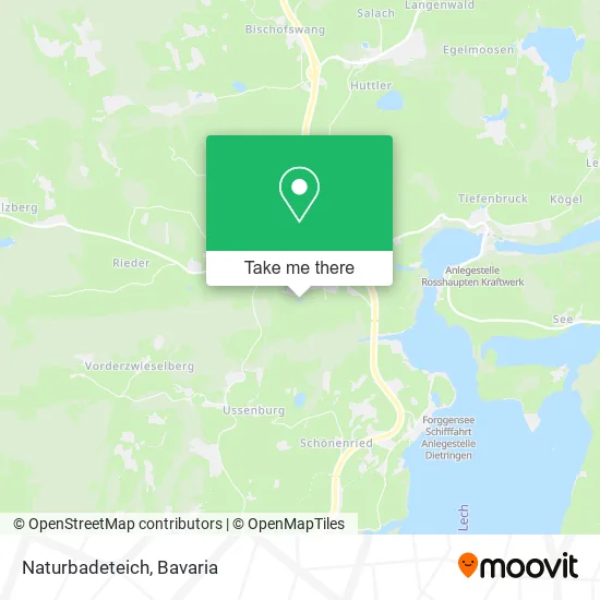 Карта Naturbadeteich