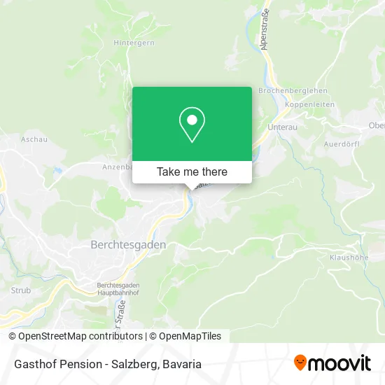 Карта Gasthof Pension - Salzberg