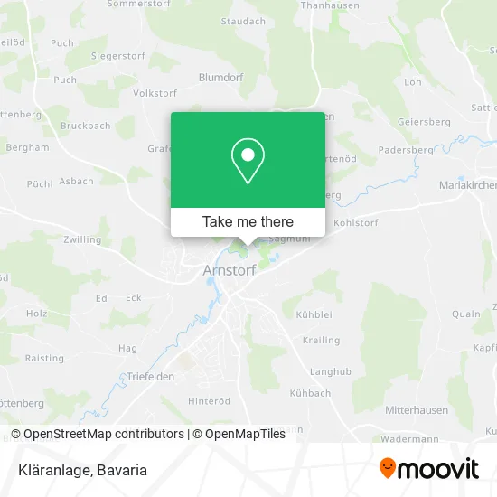 Карта Kläranlage