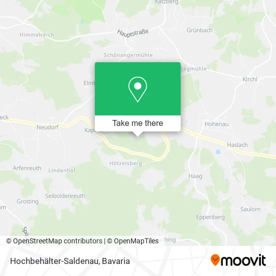 Карта Hochbehälter-Saldenau