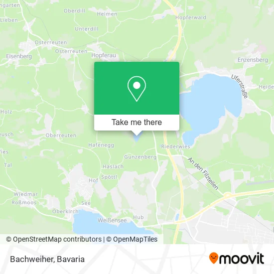 Карта Bachweiher