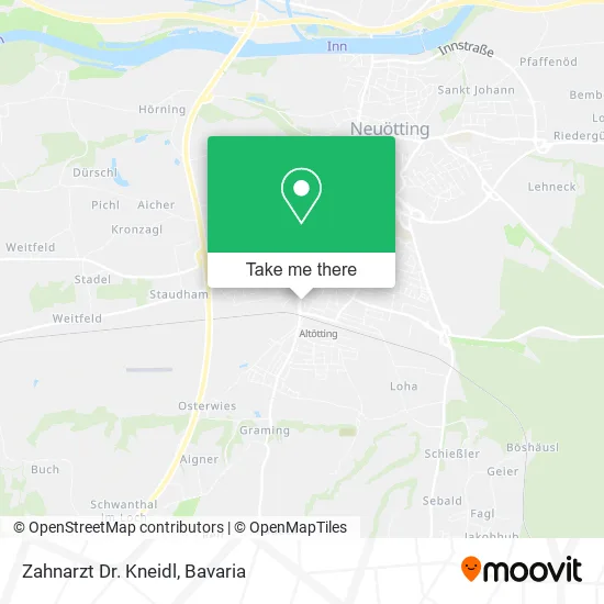Карта Zahnarzt Dr. Kneidl