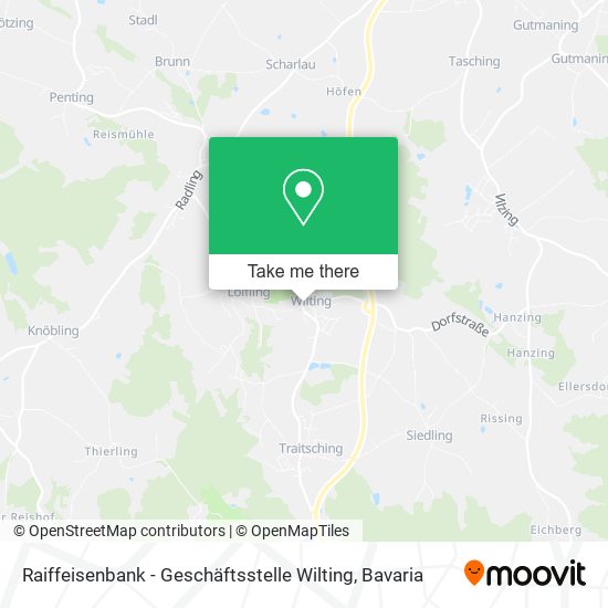 Raiffeisenbank - Geschäftsstelle Wilting map