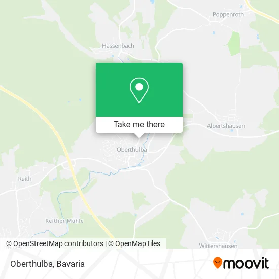 Карта Oberthulba