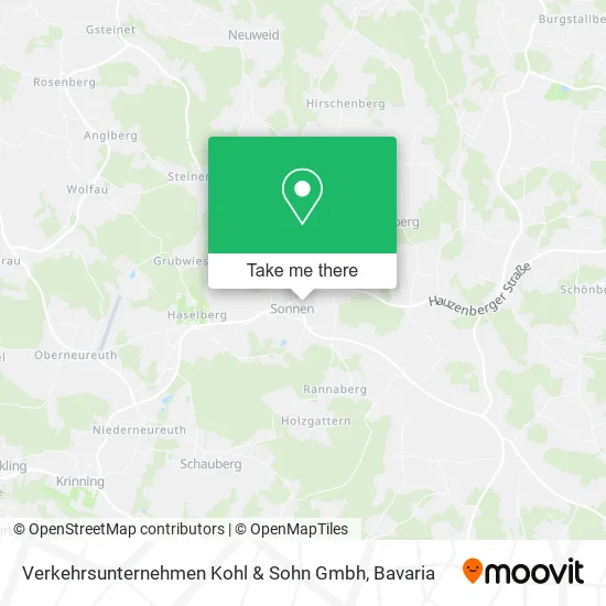 Verkehrsunternehmen Kohl & Sohn Gmbh map