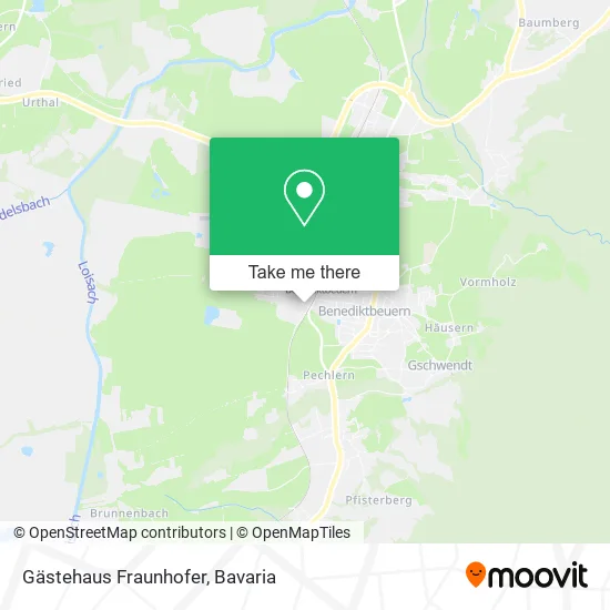 Карта Gästehaus Fraunhofer