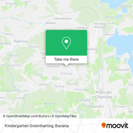 Карта Kindergarten Greimharting