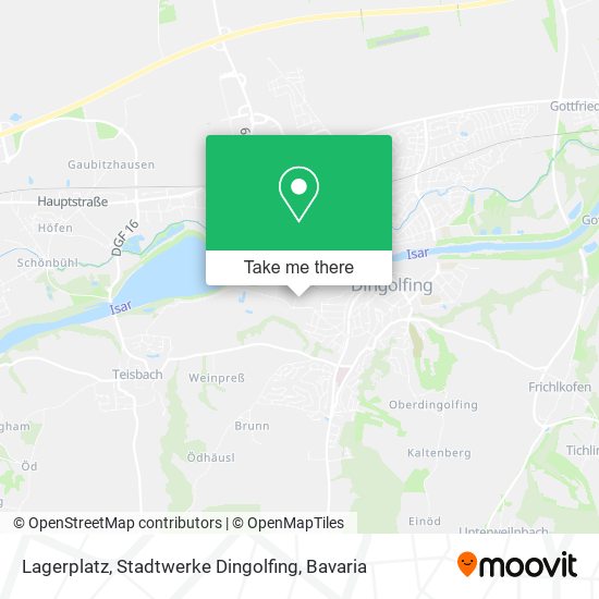 Lagerplatz, Stadtwerke Dingolfing map