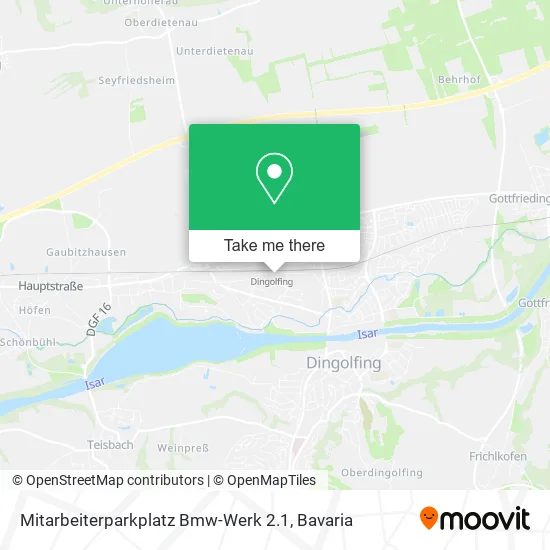 Карта Mitarbeiterparkplatz Bmw-Werk 2.1