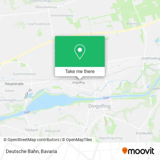 Карта Deutsche Bahn