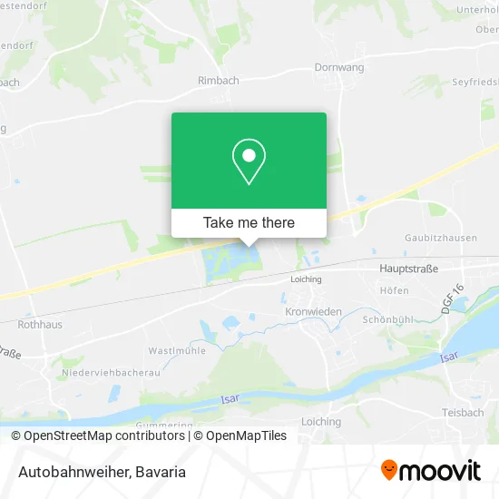 Карта Autobahnweiher
