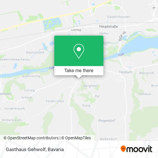 Gasthaus Gehwolf map