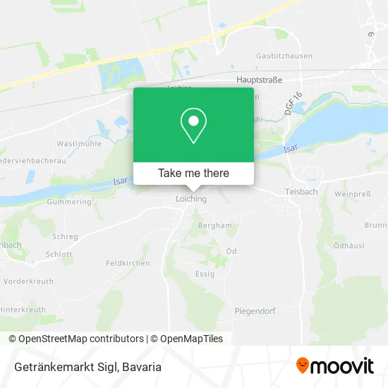 Карта Getränkemarkt Sigl