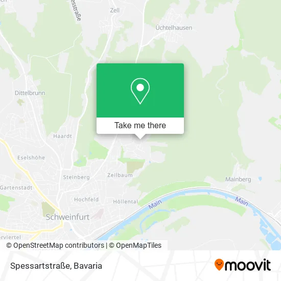 Карта Spessartstraße