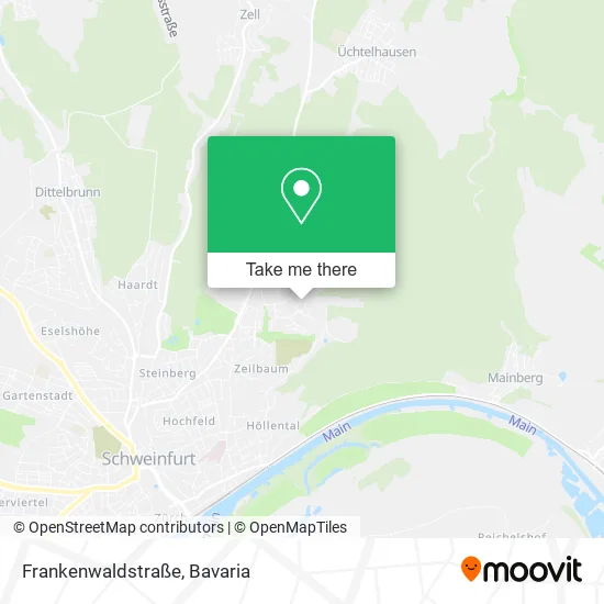 Карта Frankenwaldstraße