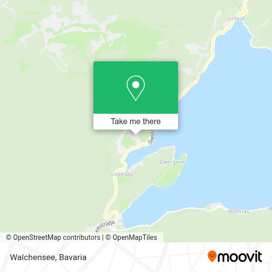Walchensee map