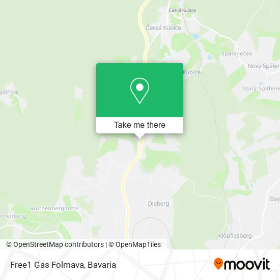Карта Free1 Gas Folmava