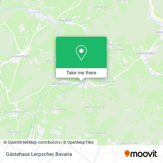 Gästehaus Lerpscher map