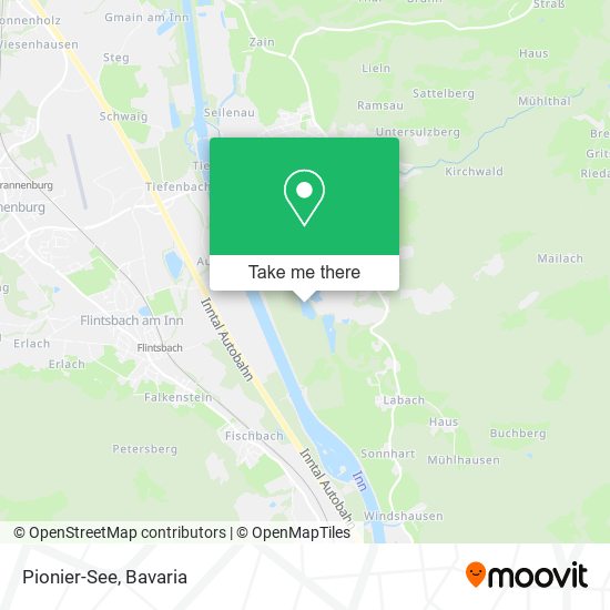 Pionier-See map