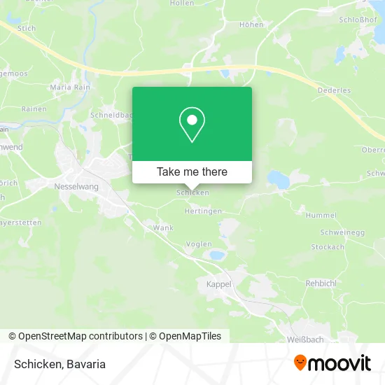 Карта Schicken