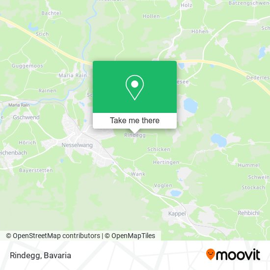 Карта Rindegg