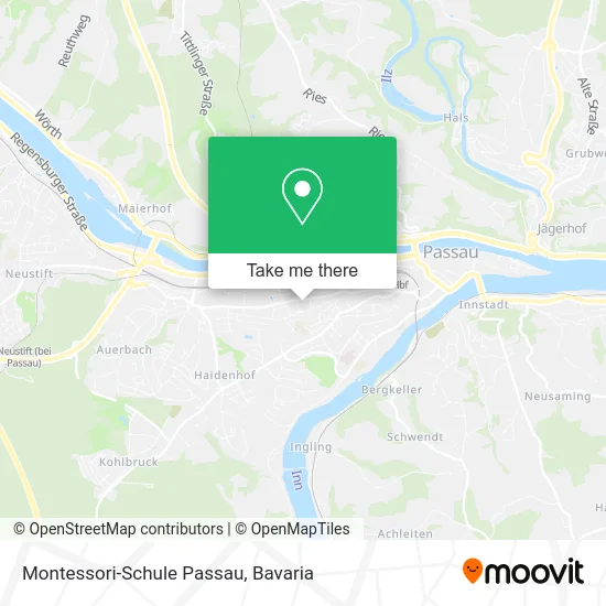 Карта Montessori-Schule Passau