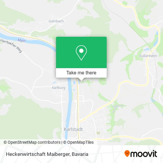 Heckenwirtschaft Maiberger map