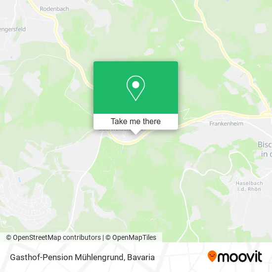 Карта Gasthof-Pension Mühlengrund