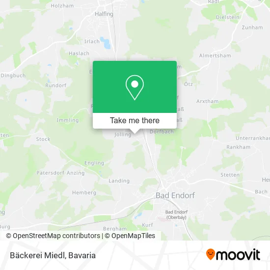 Карта Bäckerei Miedl