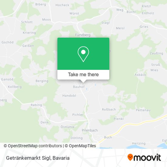 Getränkemarkt Sigl map