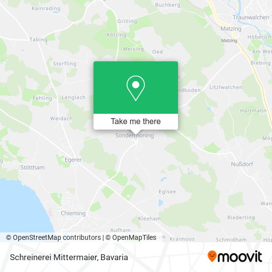 Schreinerei Mittermaier map
