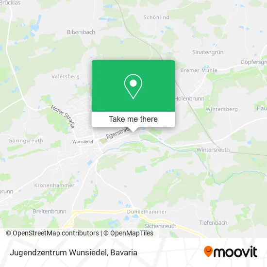 Карта Jugendzentrum Wunsiedel