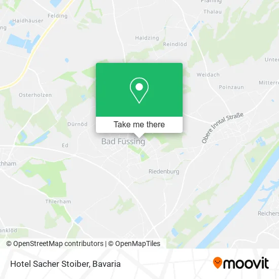 Hotel Sacher Stoiber map