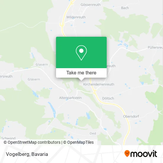 Карта Vogelberg