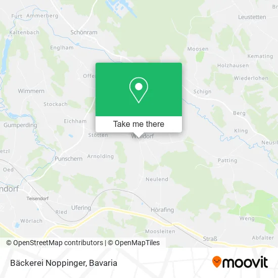 Карта Bäckerei Noppinger