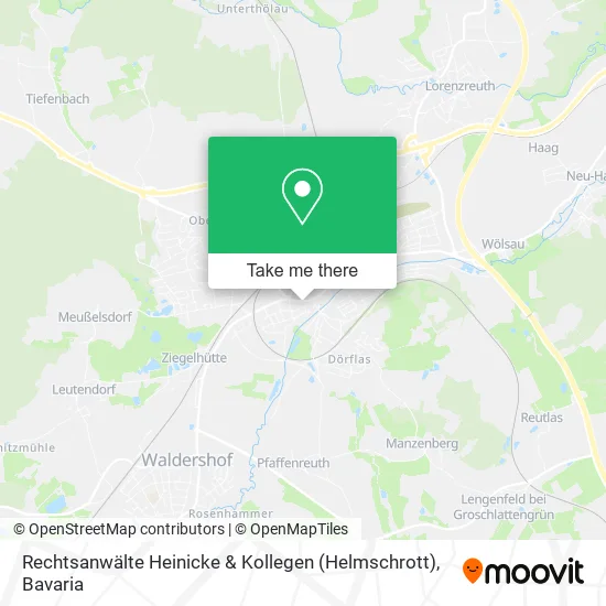 Карта Rechtsanwälte Heinicke & Kollegen (Helmschrott)