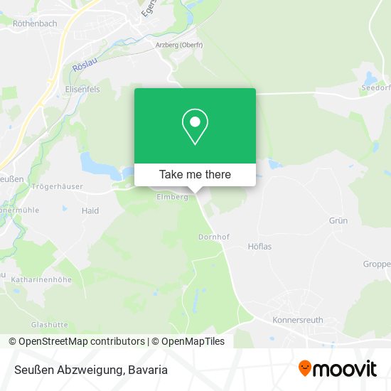 Карта Seußen Abzweigung