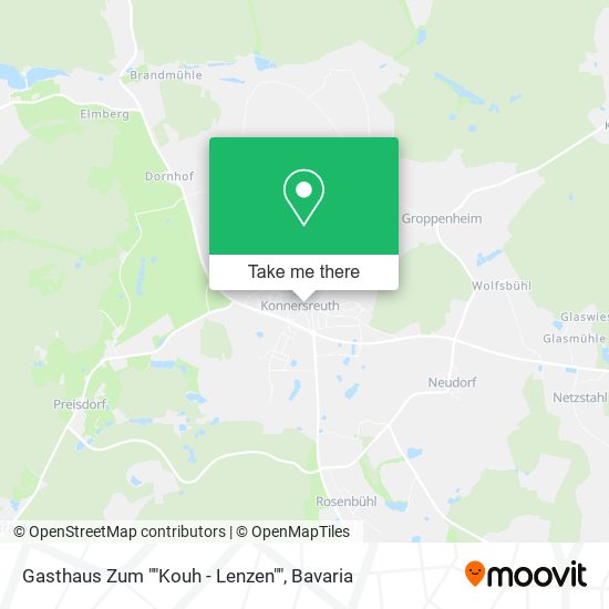 Gasthaus Zum ""Kouh - Lenzen"" map