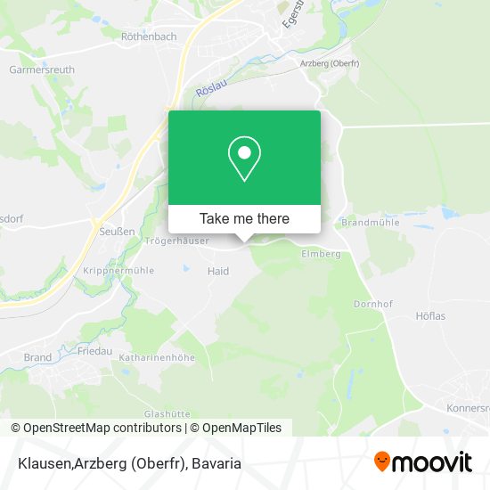 Klausen,Arzberg (Oberfr) map