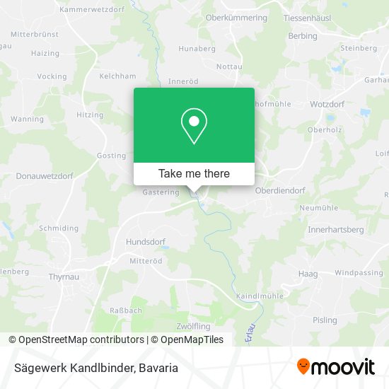 Sägewerk Kandlbinder map