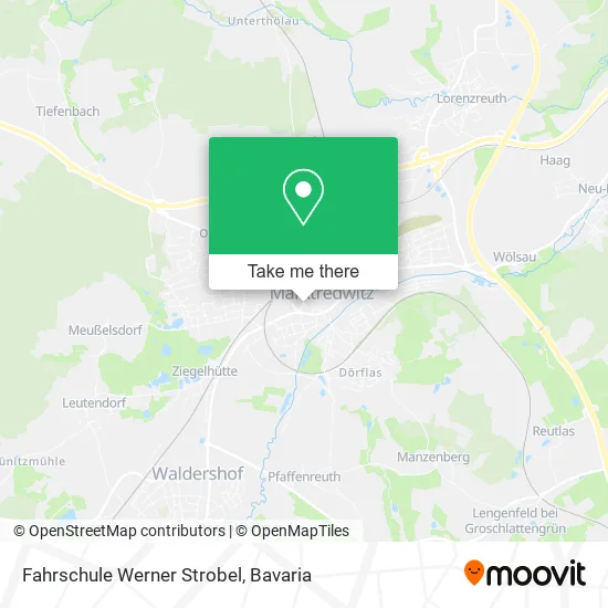 Карта Fahrschule Werner Strobel