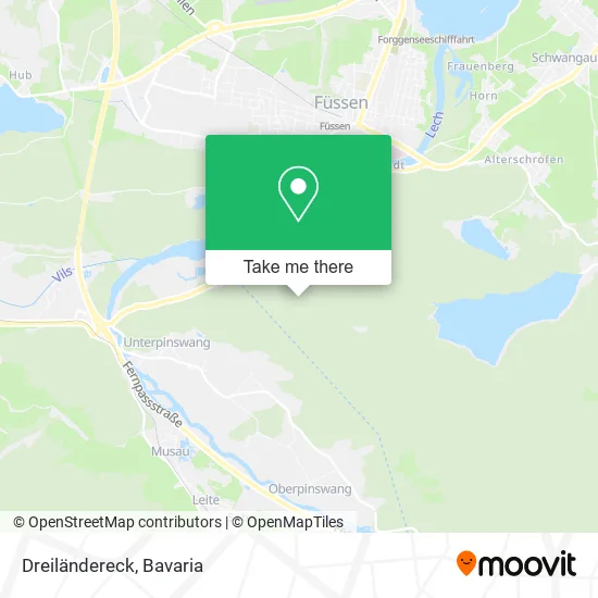 Карта Dreiländereck